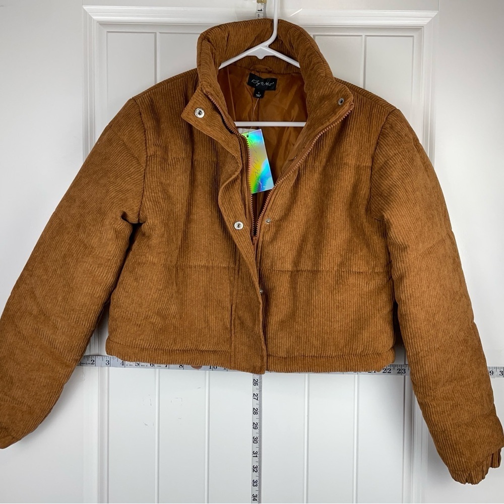 SAY WHAT Brown Corduroy Jacket